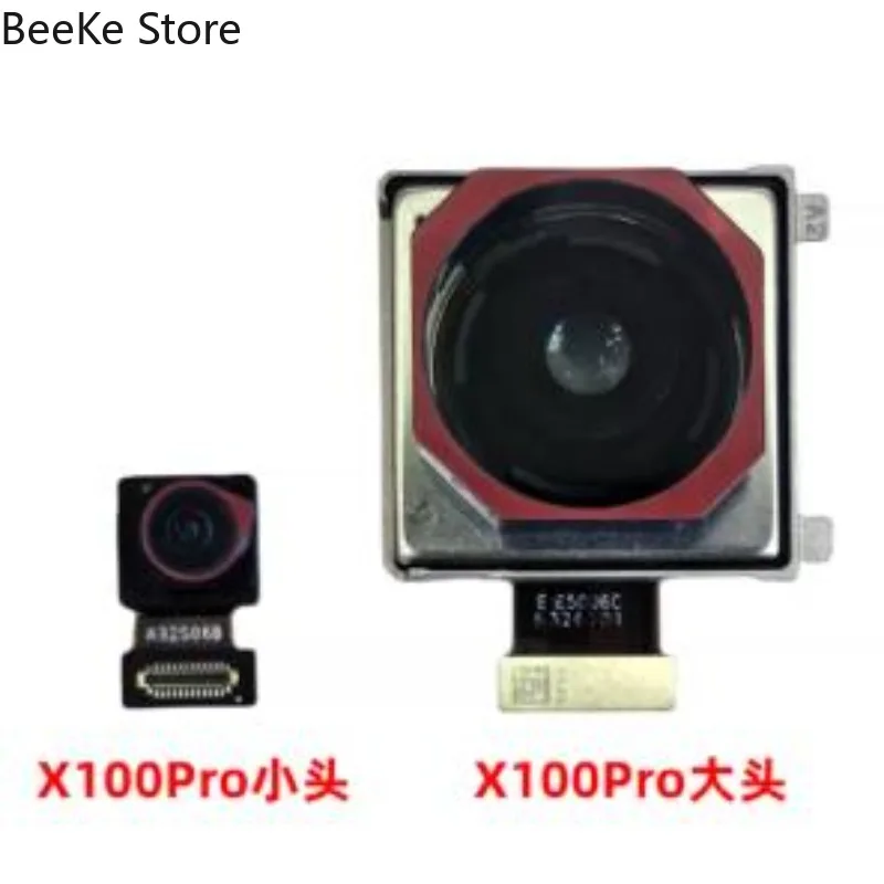 Ori For Vivo X100 Pro 5G V2324 Global Back Telephoto 50MP Main Ultrawide Module Flex Cable，X100P Repair Front Selfie Rear Camera