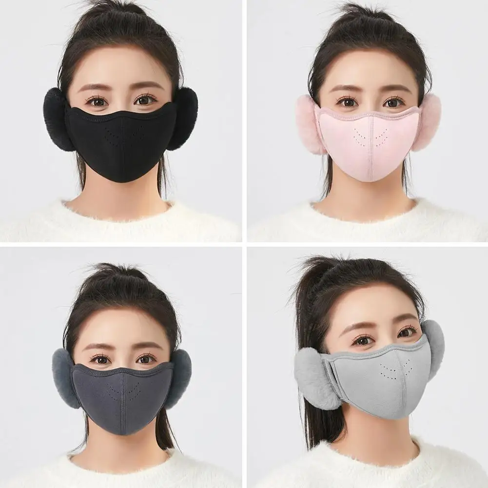 1pc-Winter Mask Warm Mask, Full Cover Face Mask Outdoor Windproof Mask, Breathable Thickened Dustproof Reusable Mask ﻿