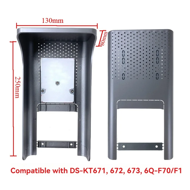【THANKSGIVING DAY】 Housse de protection solaire anti-pluie universelle extérieure étanche pour dispositif de contrôle d'accès à reconnaissance faciale de 7 pouces