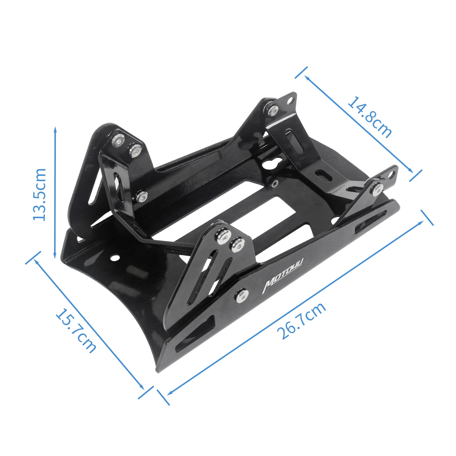 For 8"-21" Bike Motorcycle Trailer Rack Trailer Frame Front Wheel Fixed Support Bracket Parking Fixed Frame