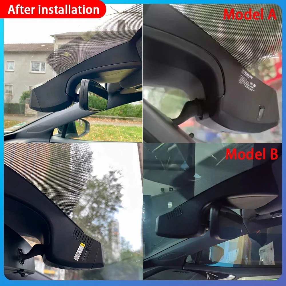 HD DVR 4K Dash CamสําหรับVolkswagen VW ID.4 ID.5 D.6 ID6 ID4 ID5 ID 4 5 6 2020-2025 ด้านหน้าด้านหลังกล้องPlug and Play Video Recorder