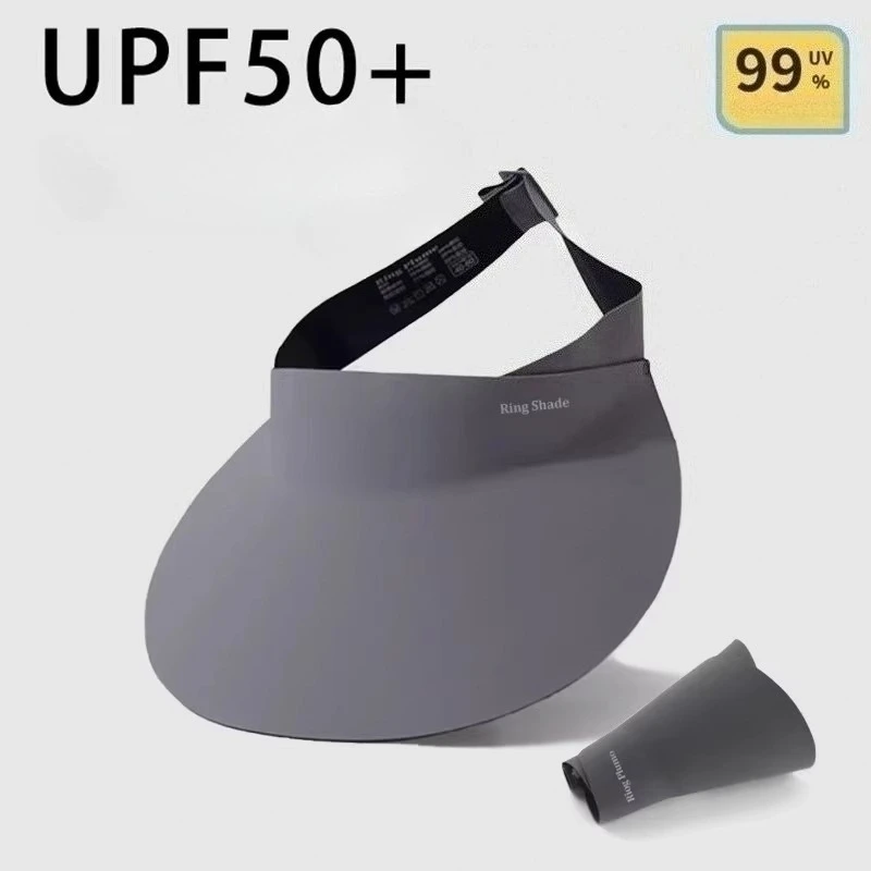 

Visor Hat Empty Top Hat Cap Women for Sun Hat Women Visor Foldable Sunscreen Hat Quick Drying Enlarge Brim Hat Outdoor Sun Hat