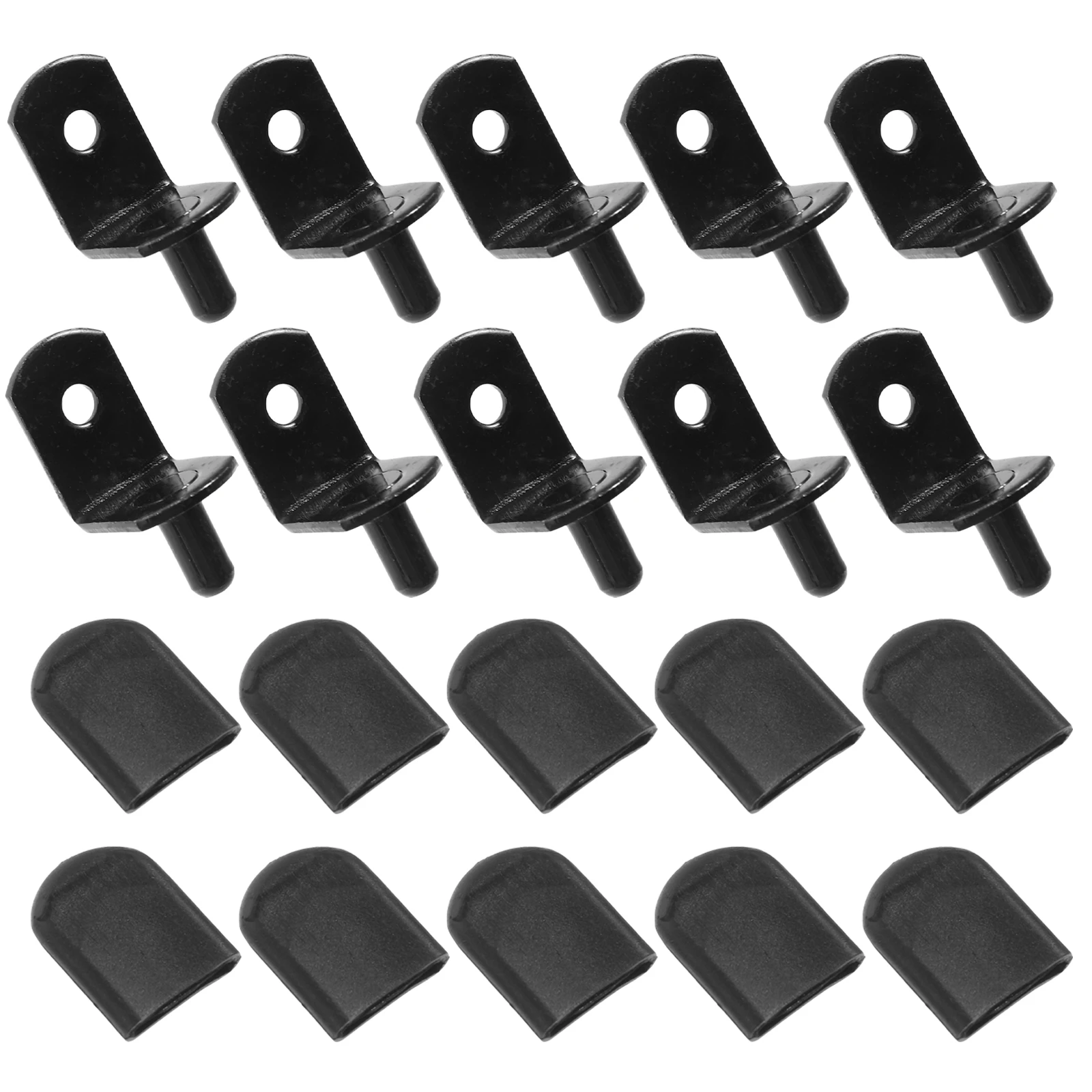 

50 Pcs L-shaped Shelf Nails Shelves Pegs for in Cabinet Wardrobe Shelving Cabinets Bookshelf Cold Rolled Steel Support