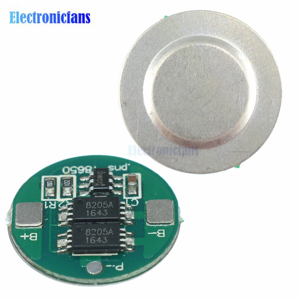 5pcs Dual MOS Battery Protection Board 18650 Lithium Battery Charging Protect Module Overcharge Overcurrent Protection