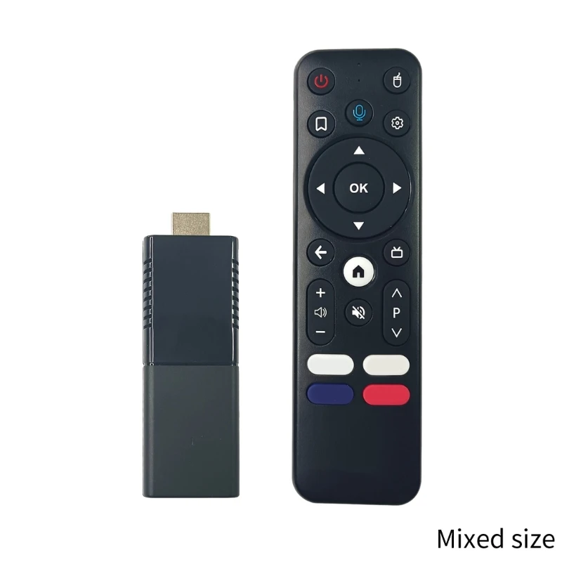 QX2B ثنائي النطاق Wifi و BT5.0 TV Box Q3 2G + 16G Black TV Stick لنظام Android10 TV Allwinner H313 Media Player