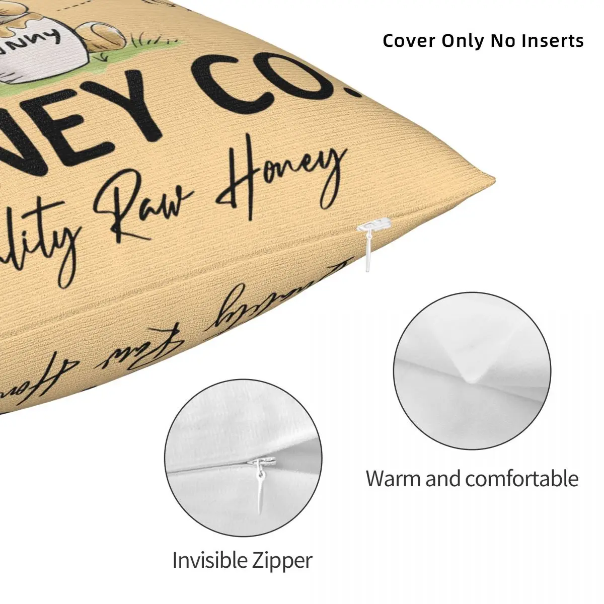 1926 ويني ذا بوه العسل رمي غطاء وسادة وسائد لغطاء وسادة أريكة الإبداعية