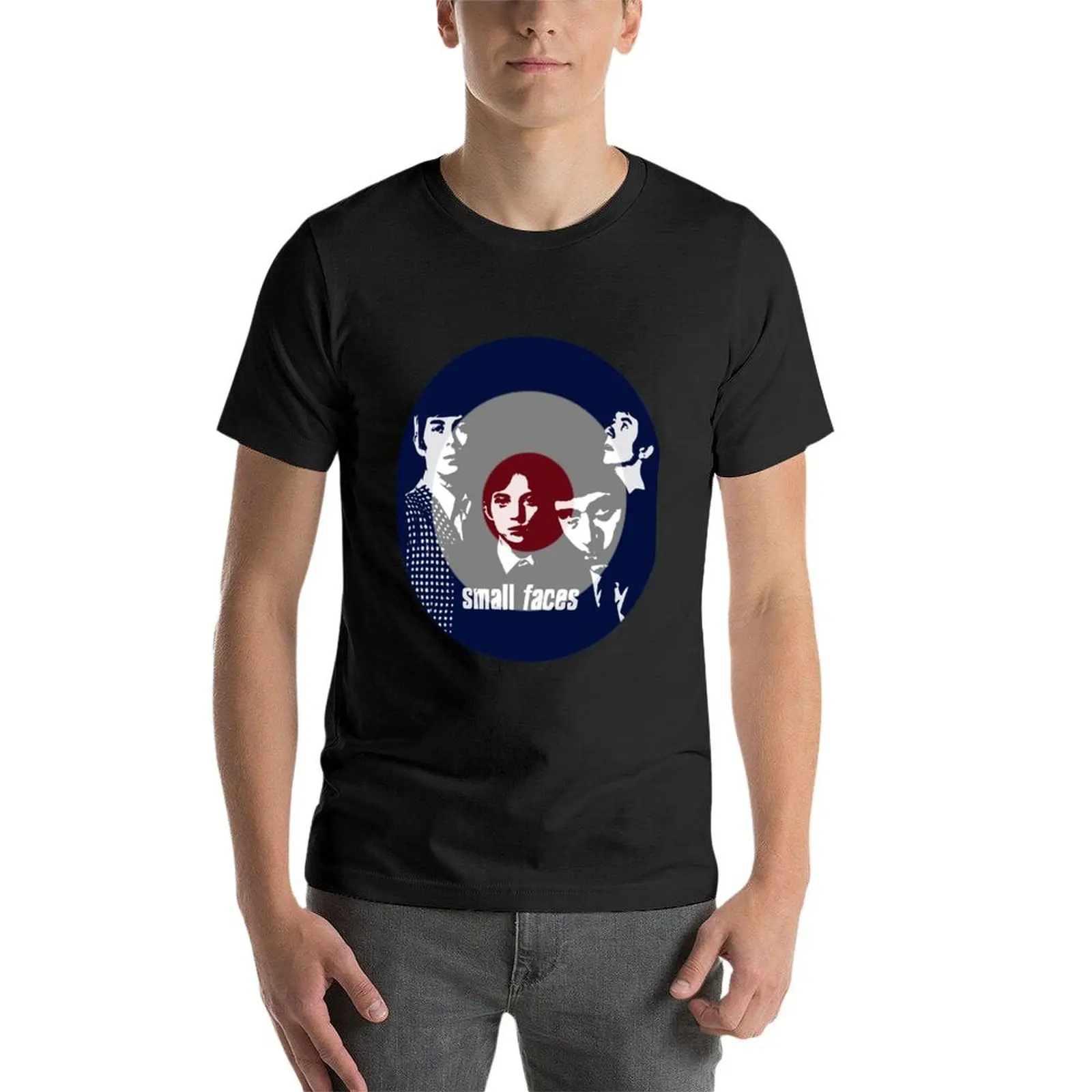 The small faces on mod bullseye t-shirt new edition blacks customs magliette bianche da uomo