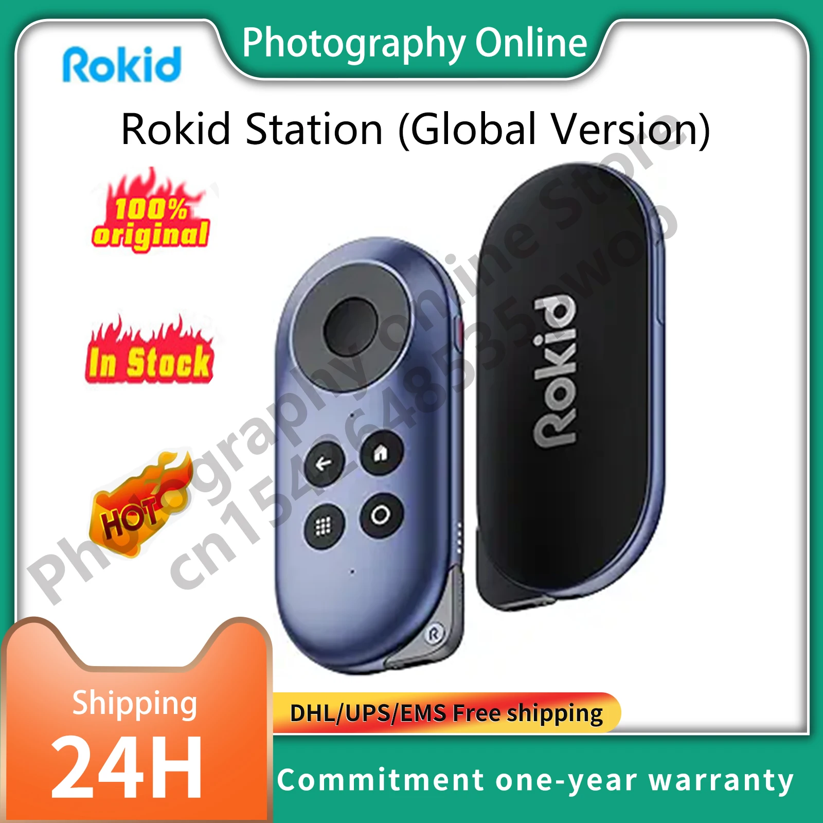 NEW Rokid Station Rokid Max Smart AR Glasses Accessory (Global Version) Supports Google ATV System YouTube Prime Video Dy+