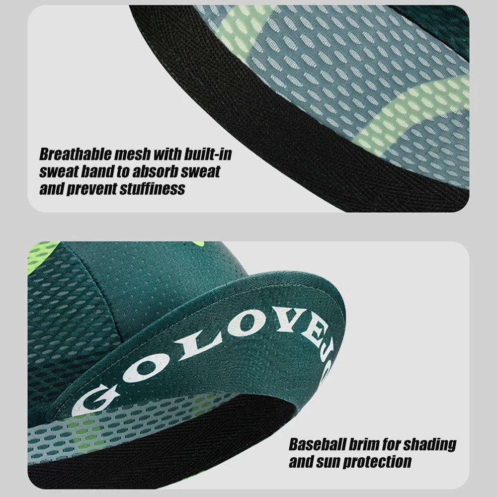 

Funny Cycling Cap - Breathable Polyester Helmet Liner Hat, Sweat-Wicking Under Helmet for Bikers, Lightweight & Comfortable
