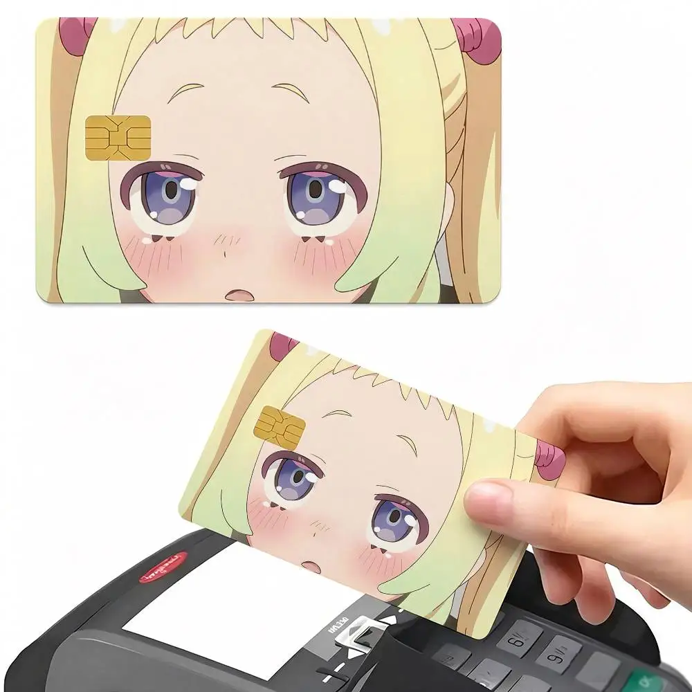 Ichiko Mayonaka Punch Credit Card Sticker Waterproof PVC Skin Cover For Debit Bank Card, Removable Card Decal Wrap