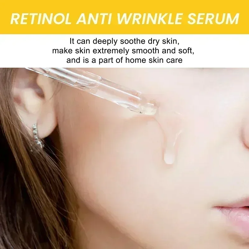 Facial Anti-Wrinkle Essence Pure Hyaluronic Acid Serum Face Lift Tightening Frim Improves Skin Elasticity Reduce Eye Fine lines
