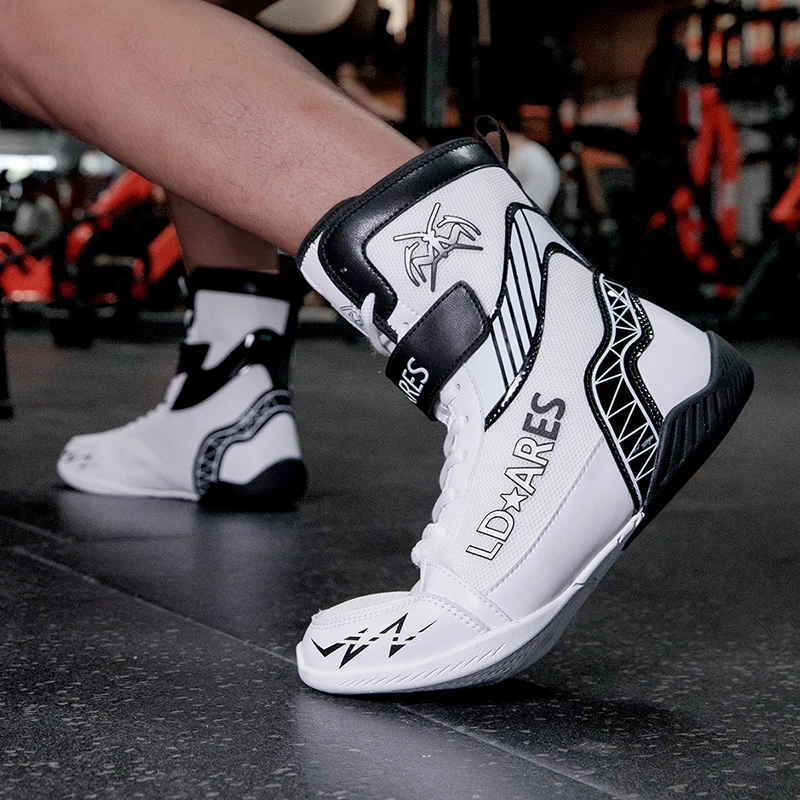 Professional Boxing Wrestling Shoes Rubber Sole Breathable Combat Shoes Durable Sports Casual Shoes Men's Boxing Shoes Women's S