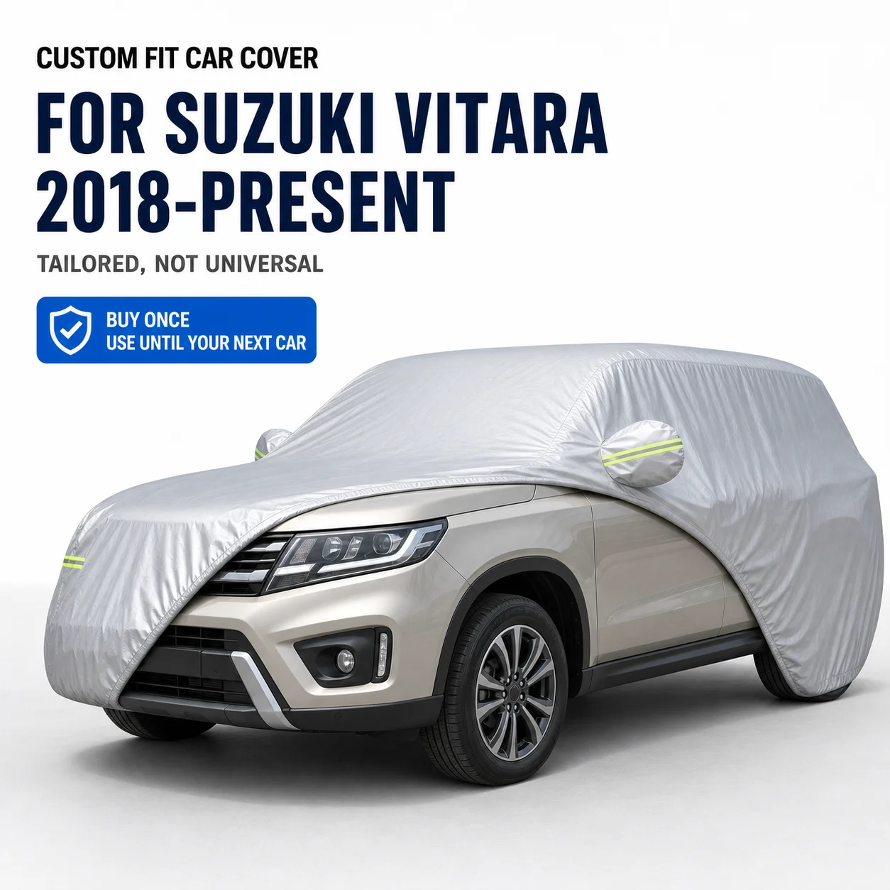 For Suzuki Vitara 2018-Present Exterior Car Cover Custom Fit Car Sun Protector Waterproof Dustproof Car Outdoor Protection