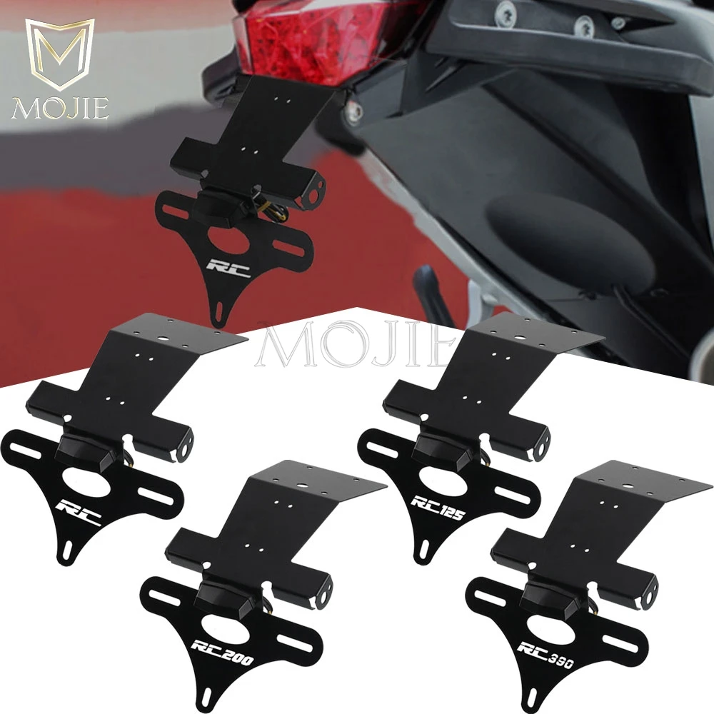 

For RC 125 200 390 RC125 RC200 RC390 2014-2019 2020 2021 License Plate Bracket Tail Tidy Fender Eliminator Number Holder Support