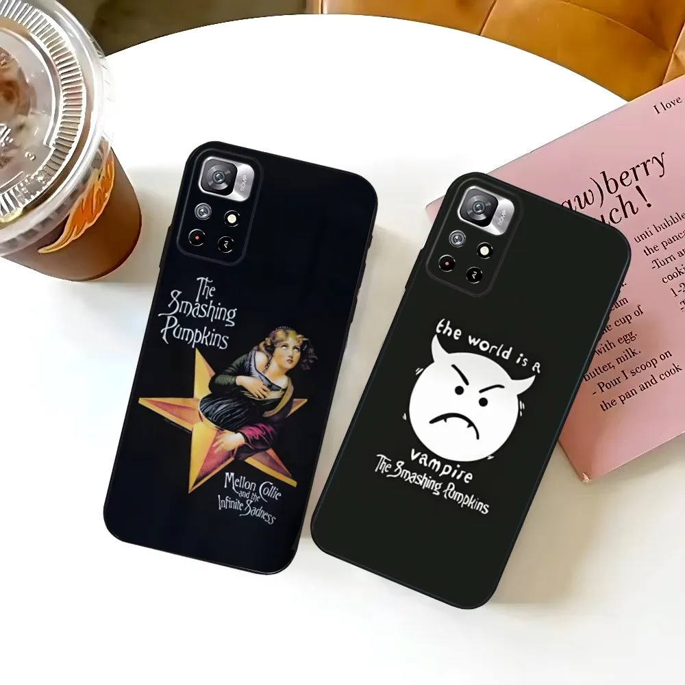 

Rock The Smashing Pumpkins Phone Case For Samsung S25,S24,S23,S22,S21,FE,S30,S20,S10,Plus,Ultra,Lite 5G Silicone Cover