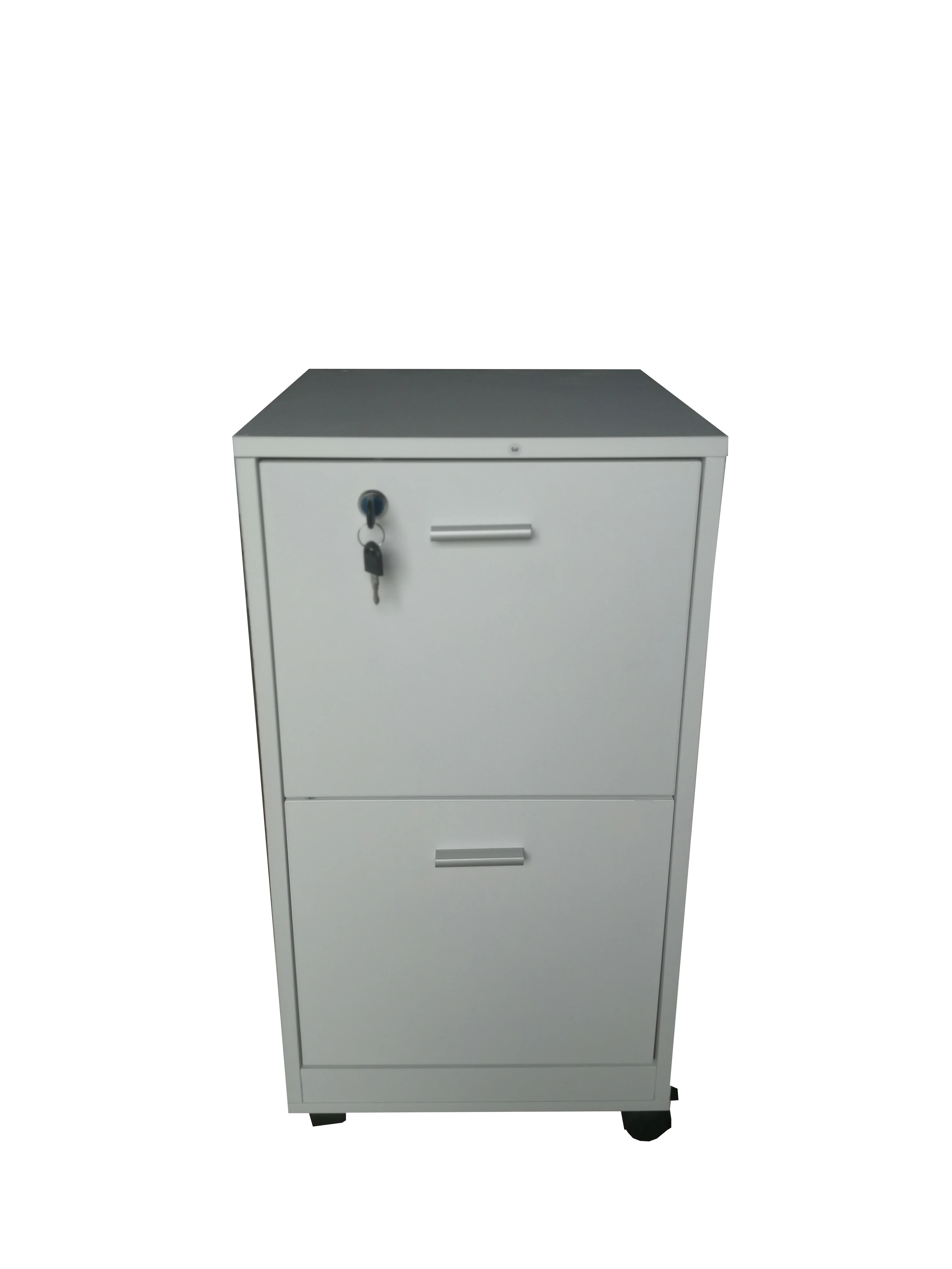 #￥Multi-Function Wooden 2  Drawer Lock Filing Cabinets Mobile Under Desk File Cabinet
