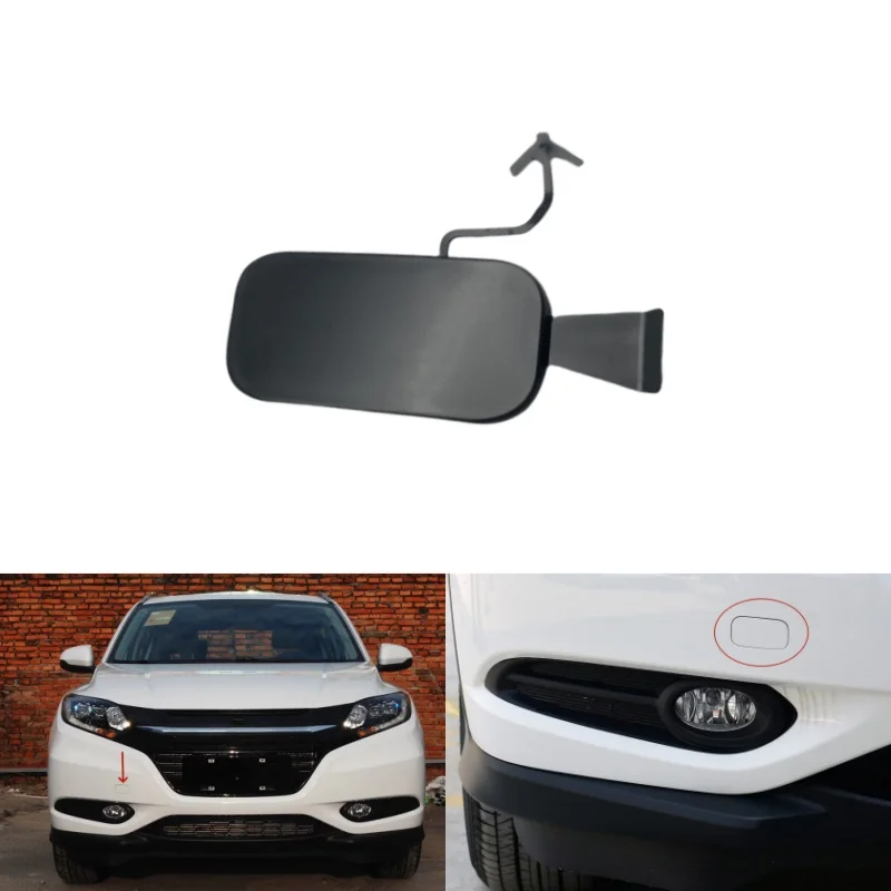 المصد الأمامي للسيارة سحب نقل هوك غطاء تغليف الحال بالنسبة لهوندا VEZEL HRV HR-V 2014 2015 2016 2017 2018 71104-T7A-000 قاعدة اللون #1