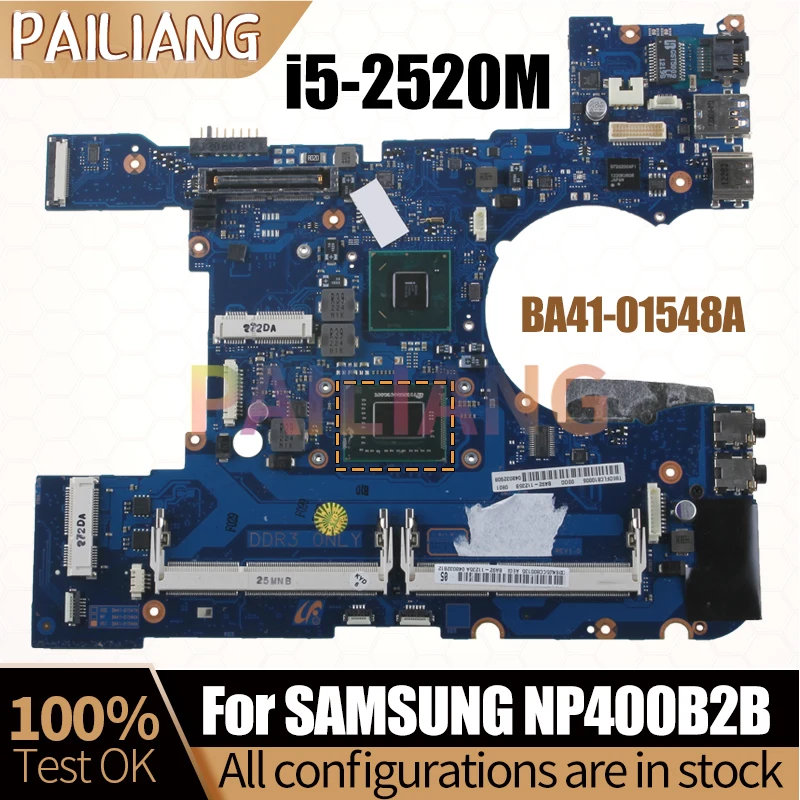 For SAMSUNG NP700Z3A Notebook Mainboard BA41-01953A I5-2450M With GPU BA92-08528A Laptop Motherboard Full Tested