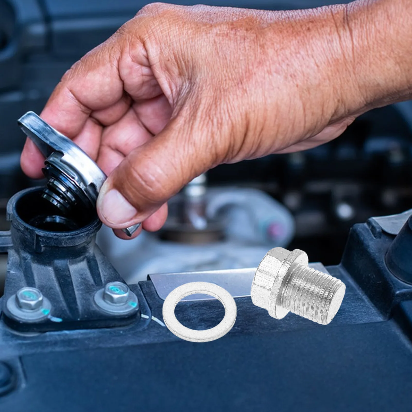 

Gasket Bolt Car Automotive Plug Automotive Replacement Engine Oil Drain Plugs Engine Pan Parts Fill Oil Pump Component
