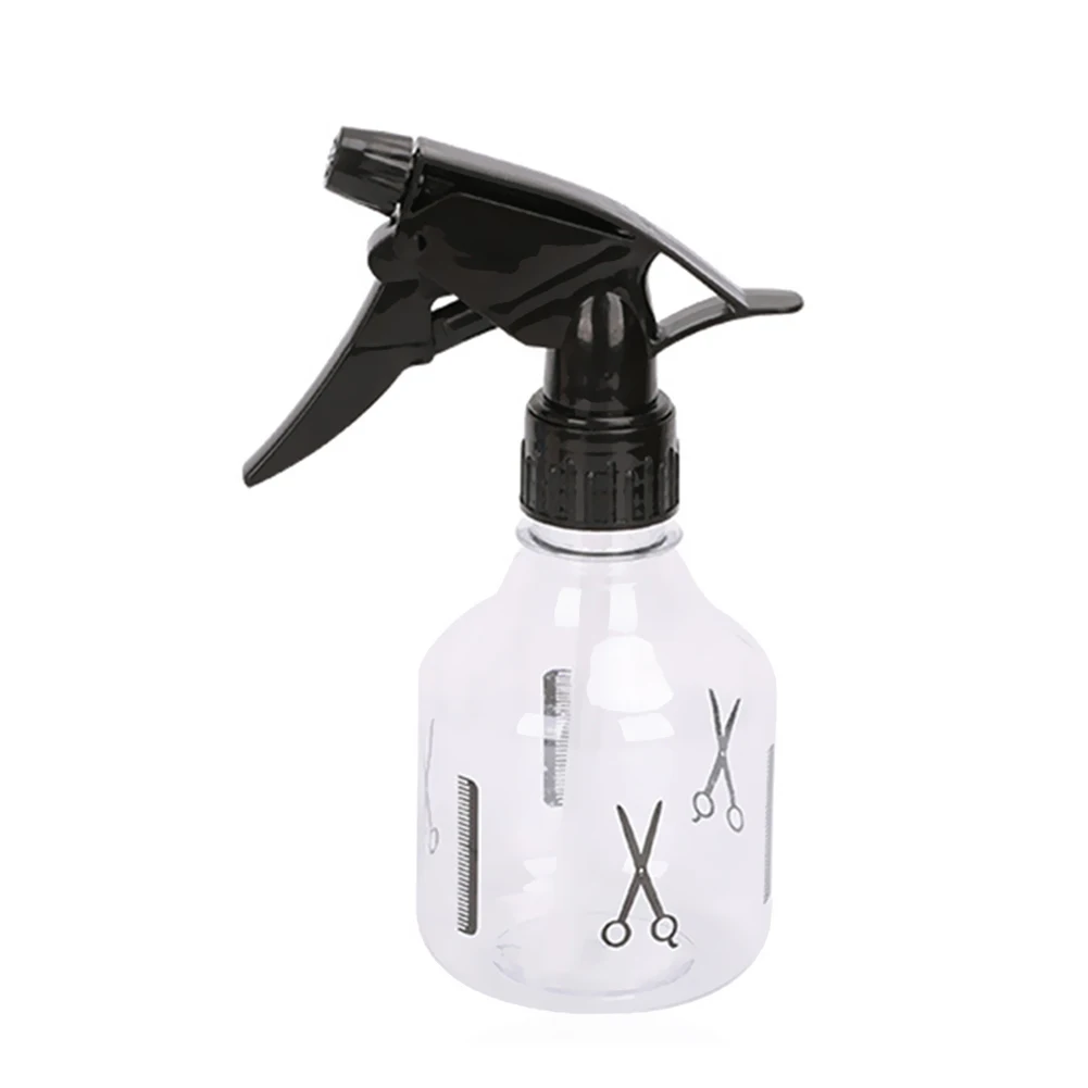 Pulvérisateur de brouillard d'eau de 250ml, déclencheur vide, bouteille de pulvérisation de coiffure en plastique rechargeable pour nettoyer les plantes de coiffure
