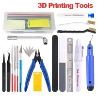 Multiple models 3D Printer Tool Kit Trimming Knife Scraper Cleaning Needle Tweezers Pliers Deburring Kit DIY 3D Printing Tools