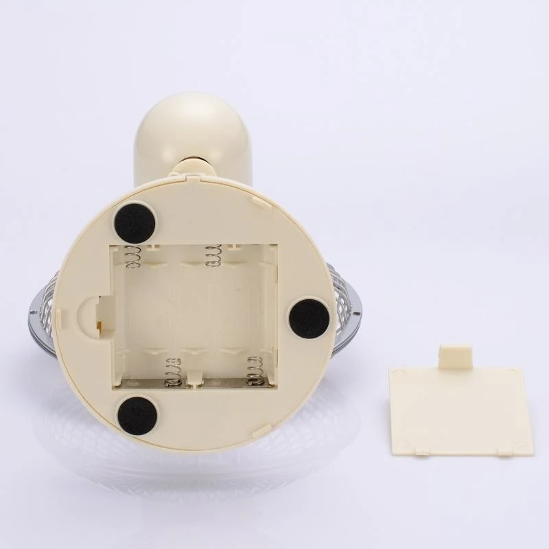 587B 5.7in USB/AA Battery Powered Desk Fan Oscillating Table Fan for Outdoor Camping