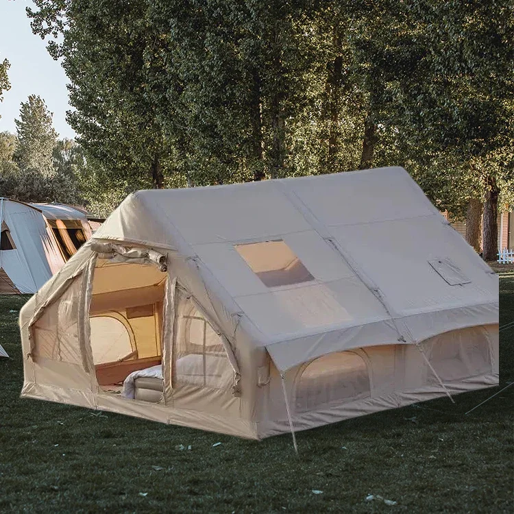 

2026Hot Selling 12 Square Meters Summer Outdoor Large Space Family Picnic Camping Inflatable Tent
