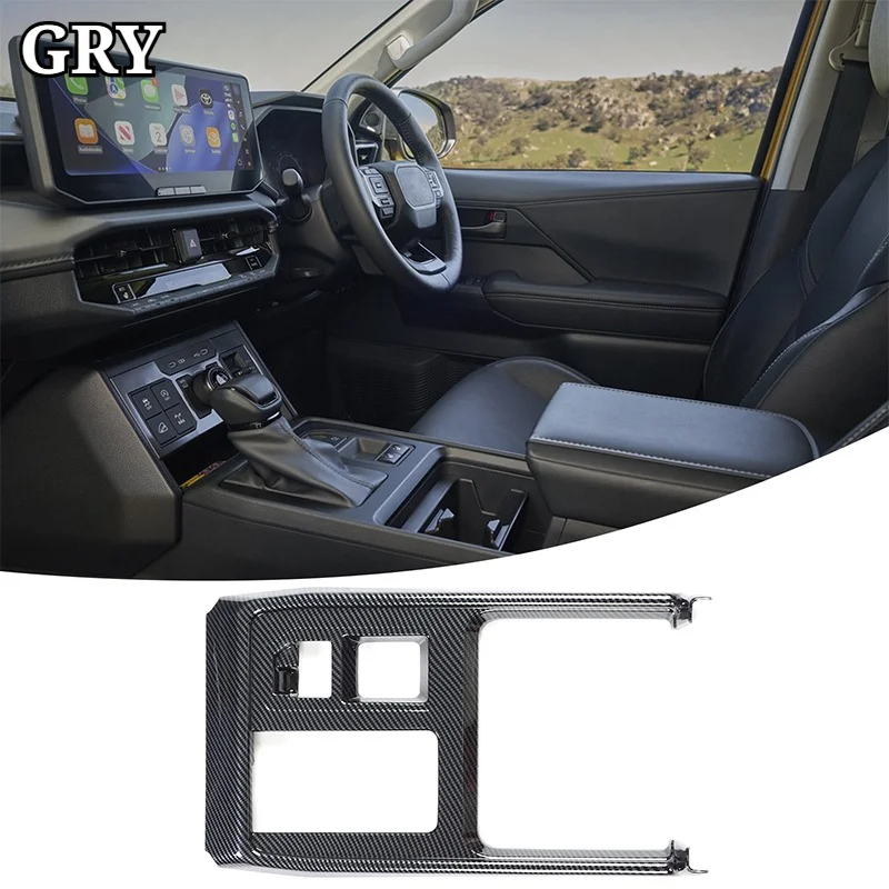 

Car Center Console Gear Panel Cover Trim For Toyota Hilux 2026 ABS Carbon Fiber Pattern Interior Accessories Right Hand Drive