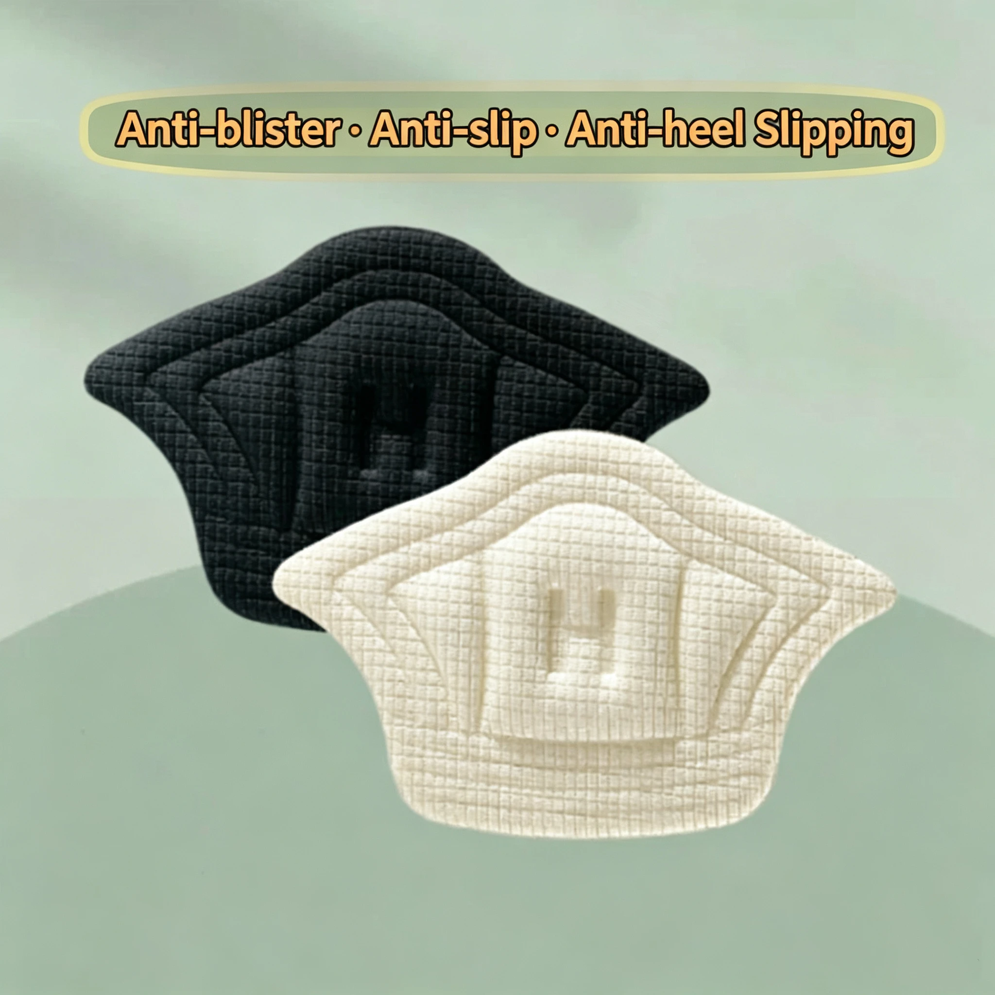 1 Paar/3 Paare/6 Paare Einlegesohlen-Patches, Fersenpolster für Sportschuhe, Rückseitenaufkleber, Anti-Verschleiß-Fußpolster, Schmerzlinderungspflaster, rutschfeste Schuhpolster – Detail 6