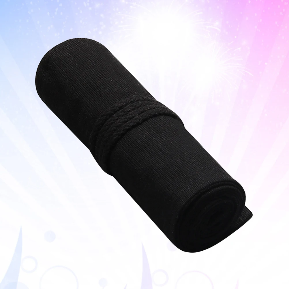 キャンバス鉛筆ロールラップ大容量36スロットポータブル鉛筆収納オーガナイザー（ペン、マーカー、ブラシ用）