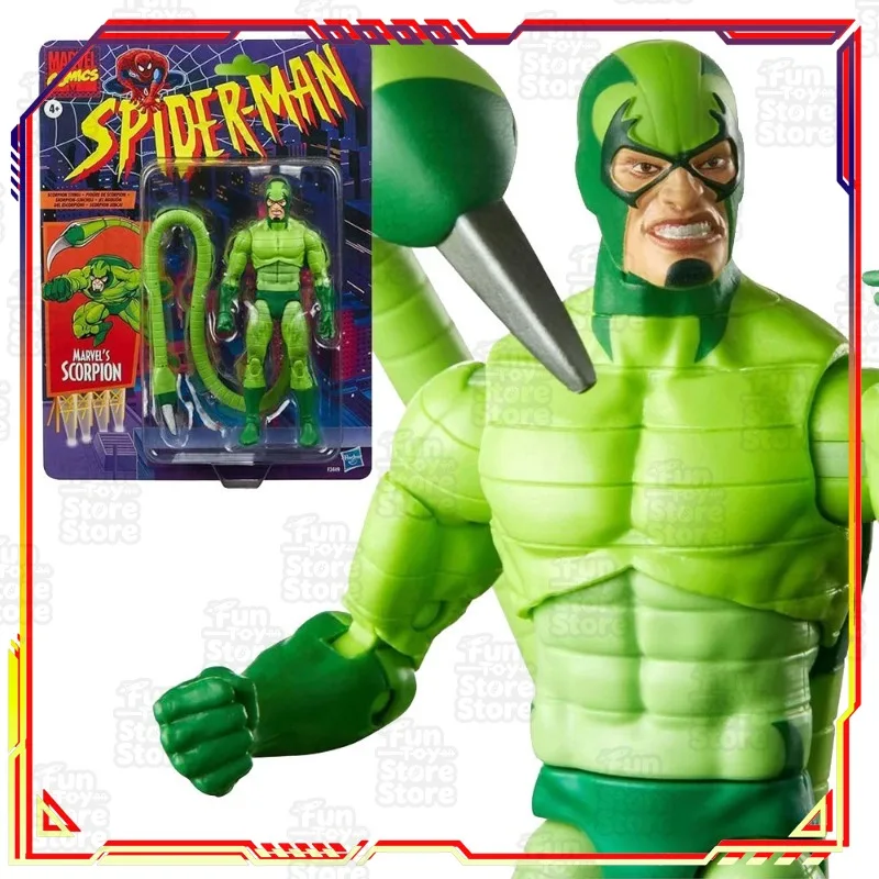 Hasbro Marvel Legends 6" Spider-Man Scorpion Articulated Detailed Display Collectible Figure for Marvel Comic Fans - view 4