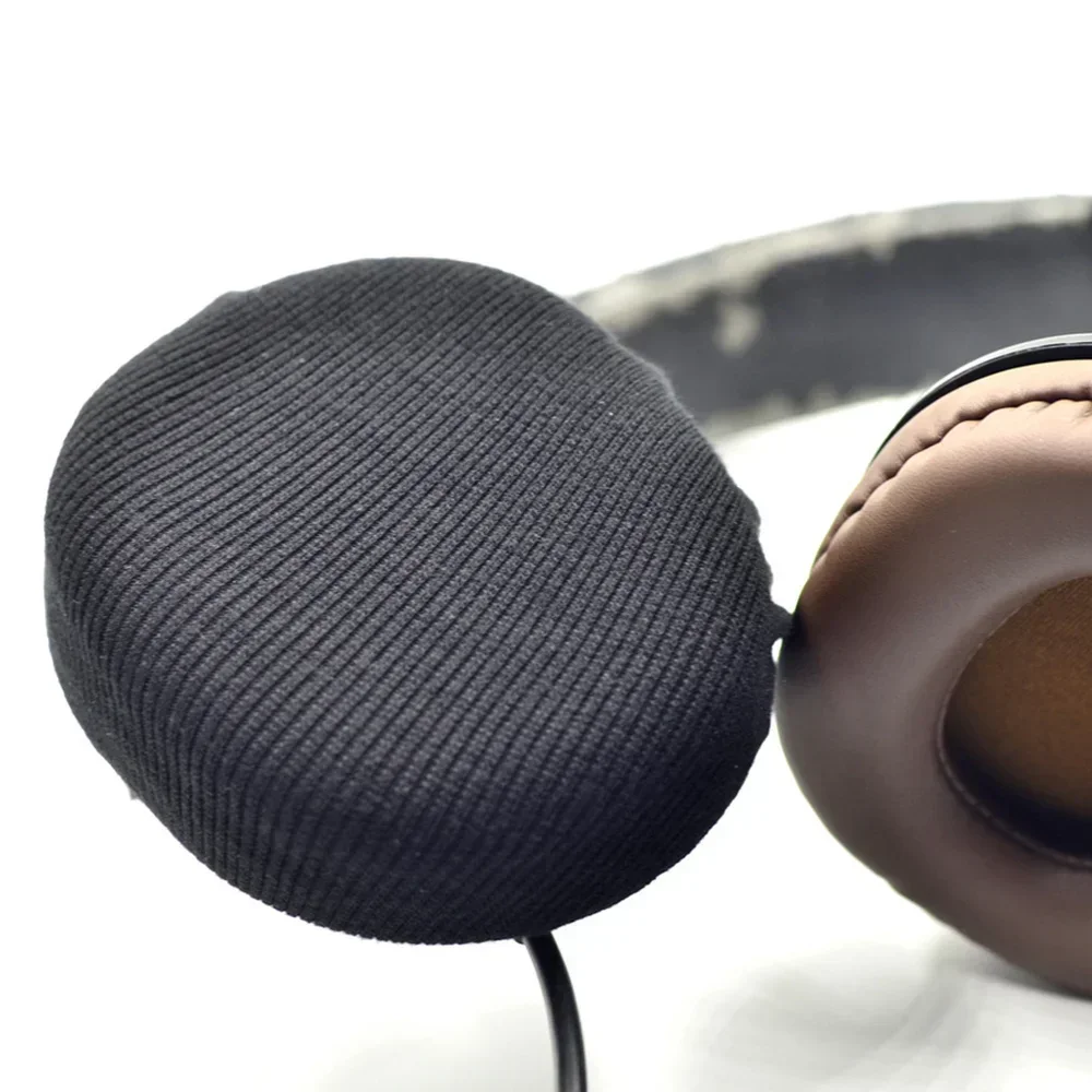 1 pár pohodlné potu absorpce elastická ochranný stretchable prach bezpečný earpad měkké omyvatelné náhlavní kryty pro sluchátka