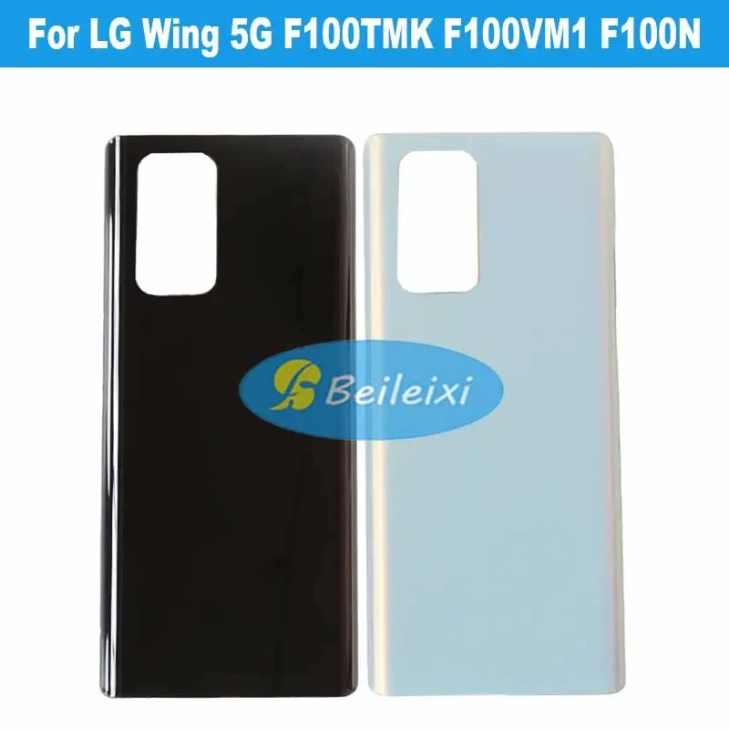 

For LG Wing 5G F100TMK F100VM1 F100EMW F100N F100VMY Battery Back Cover Rear Door Housing Case Back Cover