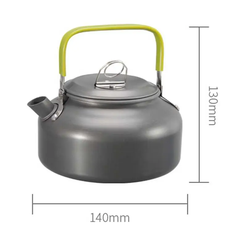 

【БЕСПРОДАЖА】Уличный чайник из алюминиевого материала DS-308, портативный набор для кемпинга, горшок, дорожные столовые приборы, оборудование для пешего туризма, пикника