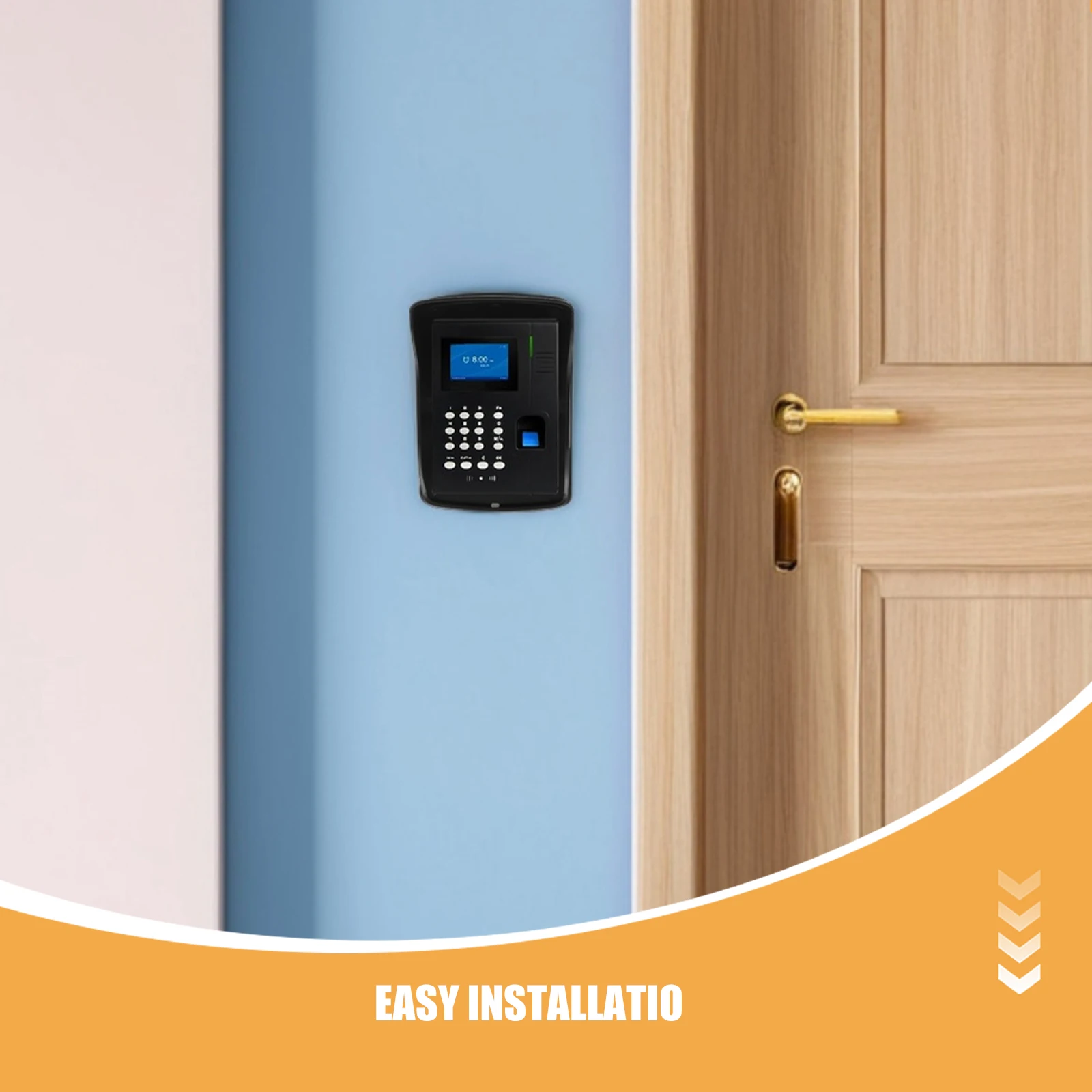 3 قطعة غطاء جرس الباب مقاوم للطقس مقاوم للماء التحكم في الوصول لوحة المفاتيح قذيفة في الهواء الطلق بصمة آلة حماية هود