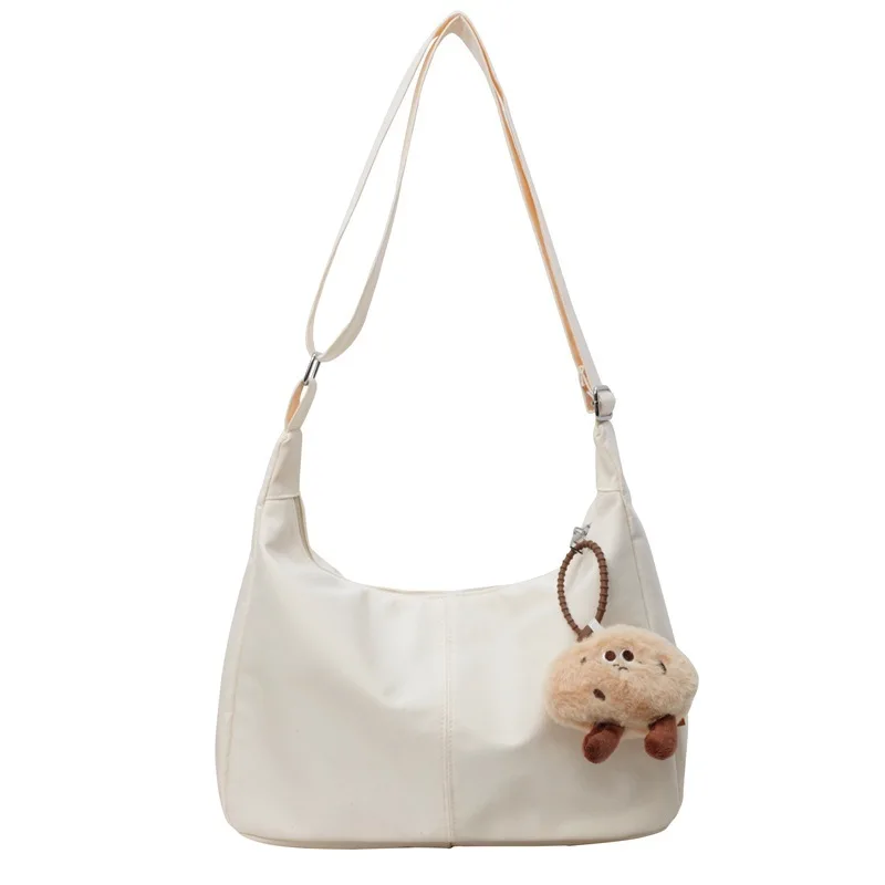 

Large Capacity Bag For Women New High-end Texture Niche Color Versatile Single Shoulder Crossbody Bag Canvas Dumpling Shaped Bag