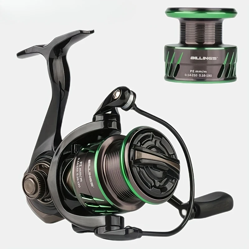 1500/2500 Series,6.4:1 Gear Ratio 6+1BB,18LB Max Drag,Spinning Fishing Reel,For Freshwater Saltwater carp fishing  fishing tools