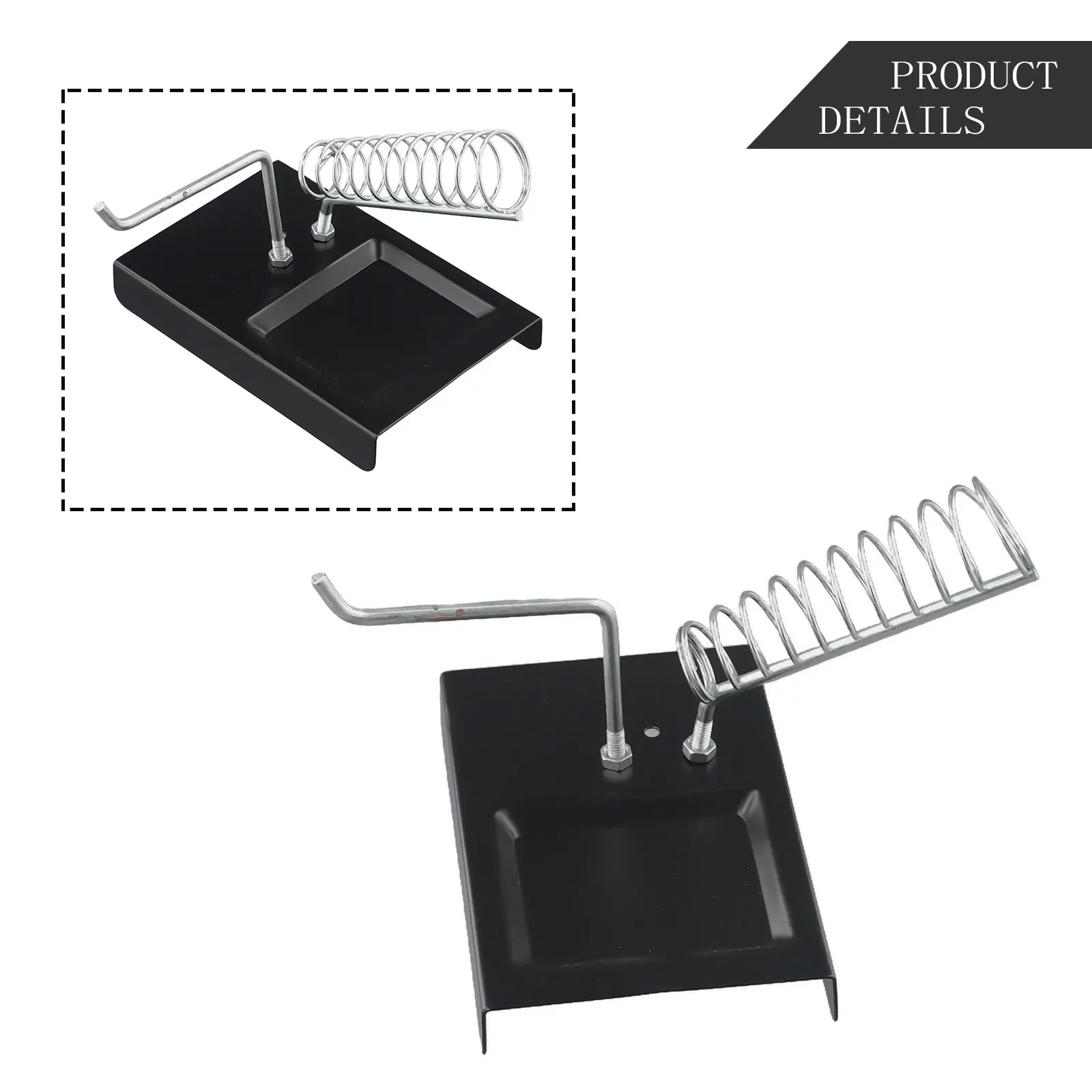 Home Office Shop Iron Stand Easy To Carry Extended Use High Temperatures Lightweight Modern Design Sturdy Metal