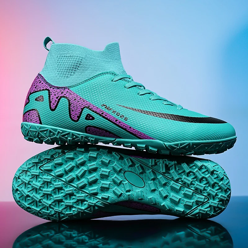 

TF/FG Мужские футбольные бутсы Крытые профессиональные бутсы Полевые кроссовки Удобные футбольные бутсы общества Высококачественные футбольные бутсы