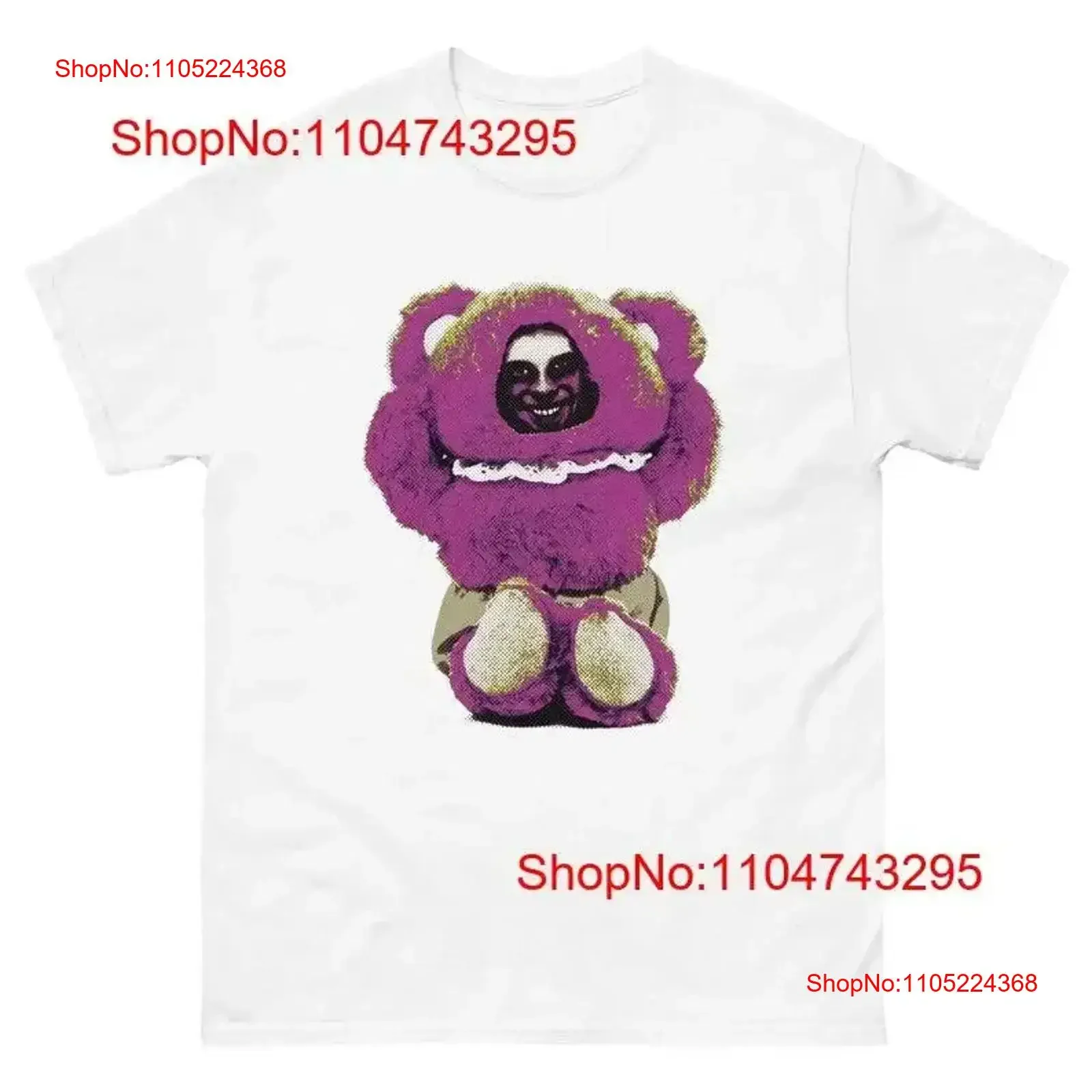 Aphex Twin Teddy Bear T Shirt vintage Washed streetwear Stretched designer clothes Breathable fashion Stylish Versatile Soft