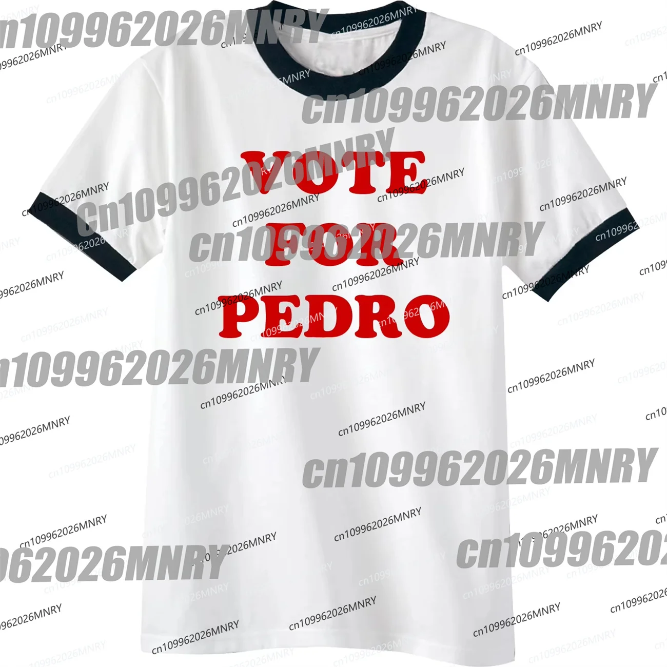 Vote For Pedro Ringer T-Shirt, Napoleon Dynamite Movie Graphic Tee, Quick Dry Breathable Top For Men Women tshirt Man Clothes