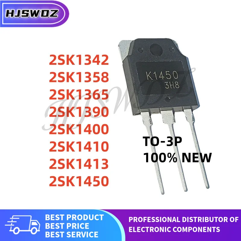 5PCS/ TO-3P 2SK1342 2SK1358 2SK1365 2SK1390 2SK1400 2SK1410 2SK1413 2SK1450 K1342 K1358 K1365 K1390 K1400 K1410 K1413 K1450