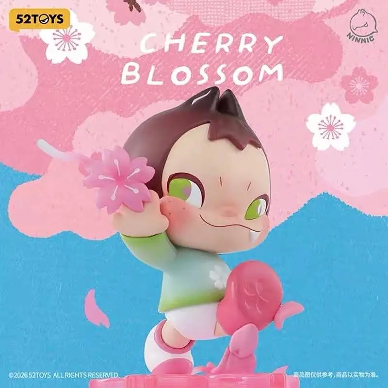 

52TOYS Official NINNIC Sakura Rain Figure Hang Card Collectible Art Toy Desktop Decoration Ornament Birthday Gift Anime Fans
