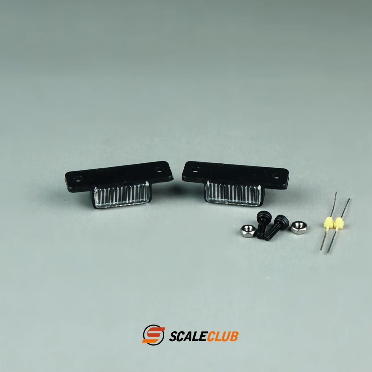 Scaleclub-Cabeza de barro Tactor modelo 1/14 con luz de vista lateral para Tamiya Scania 770S MAN Benz Volvo RC, volquete de remolque, pieza de bricolaje