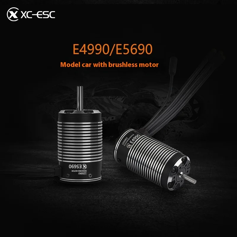Xiongcai E4990 E5690 1pc moteur sensoriel sans balais modèle de télécommande Rc moteur de puissance de voiture haute Rotation faible résistance étanche