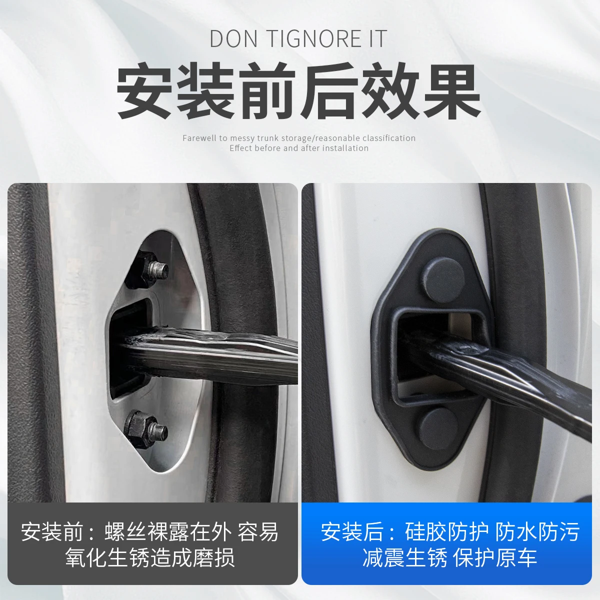 لسيارات BMW مجموعة غطاء المحدد الباب 5 7 3 4 Series I5 530 X1 IX1 X2 I7 X3 X4 IX3 I3 I4 X5L/X5 X6 X7 - أغطية حماية قفل الباب