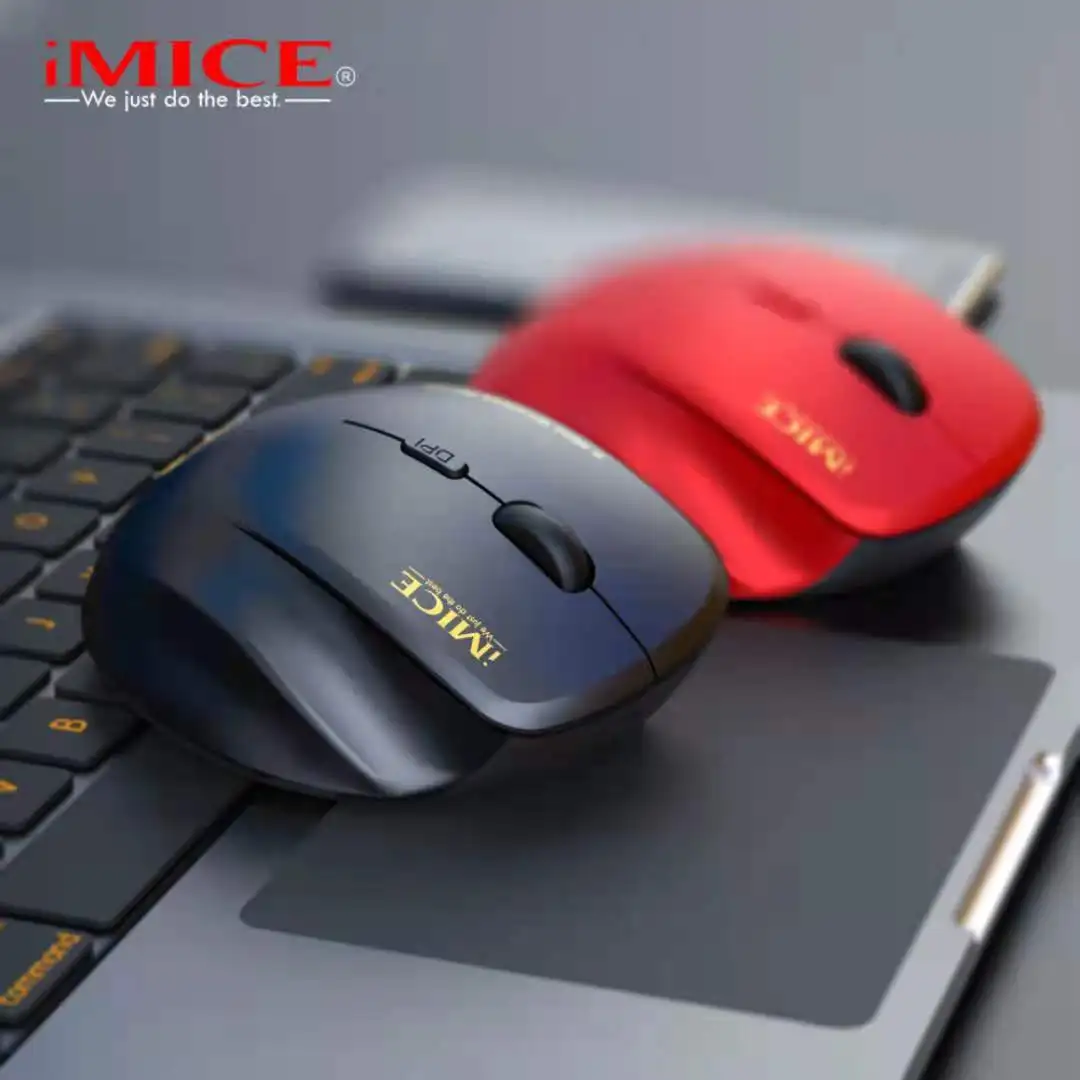 Souris sans fil G6 souris ergonomique IMICE souris 2.4Ghz Gamer PC souris optique avec récepteur USB 1600 DPI pour ordinateur portable Gamer