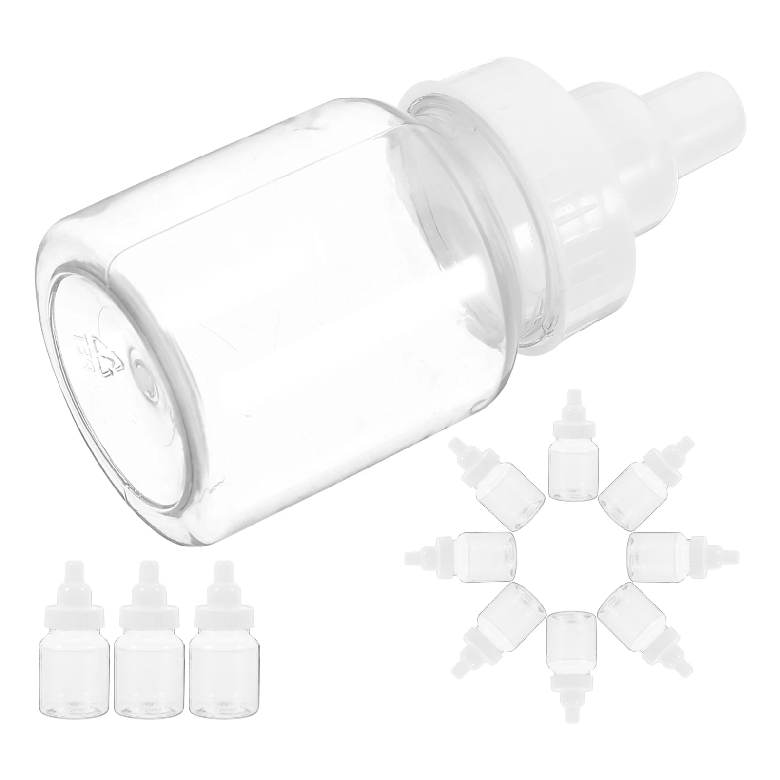

12 Pcs Baby Bottle Candy Box for Shower Favors Decorations Boxes Milk Detergent Pp Newborn