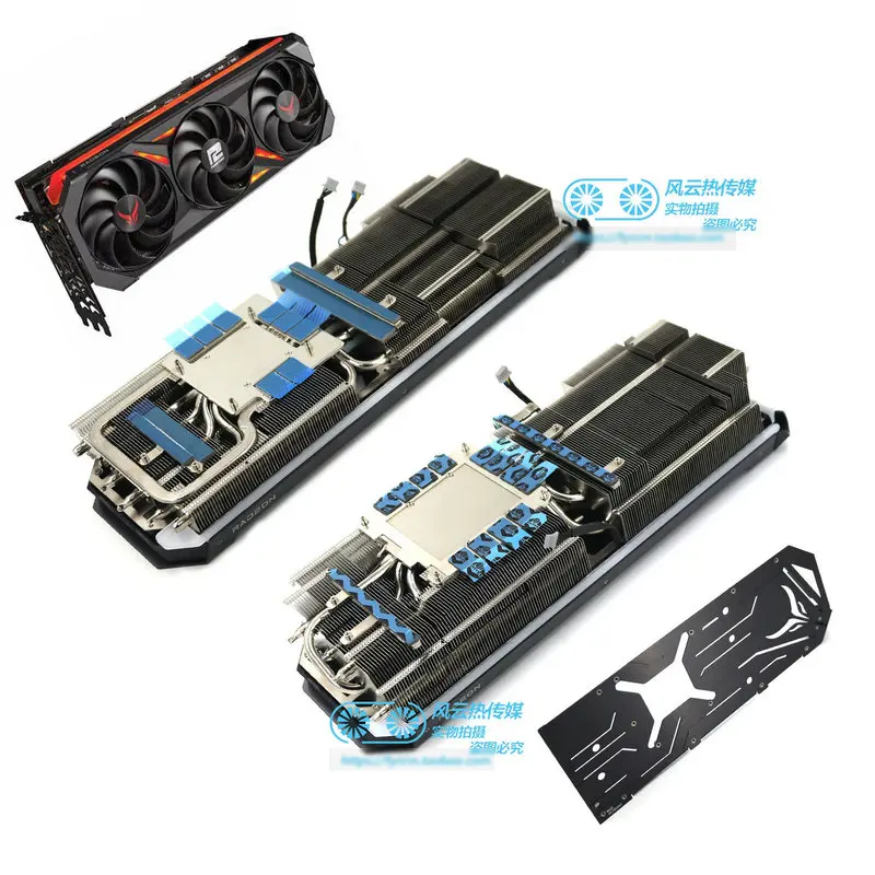 Охладитель радиатора для графической видеокарты PowerColor RX7700XT RX7800XT RTX7900GER RX7900XT RX7900XTX Red Devil