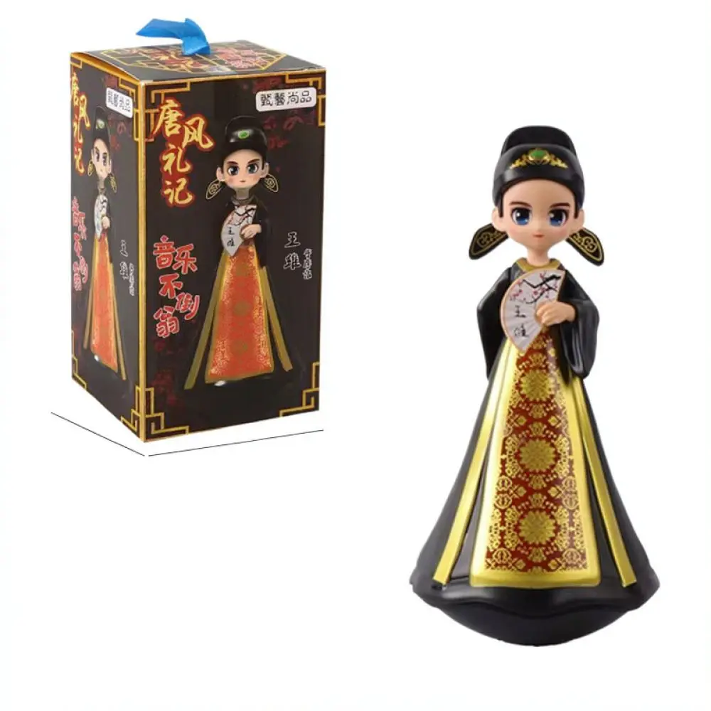 Chinese Traditional Wobble Toy Girl Statue Decorative Desk Ornament Artistic Craft Souvenir Gift For Holiday Decoration